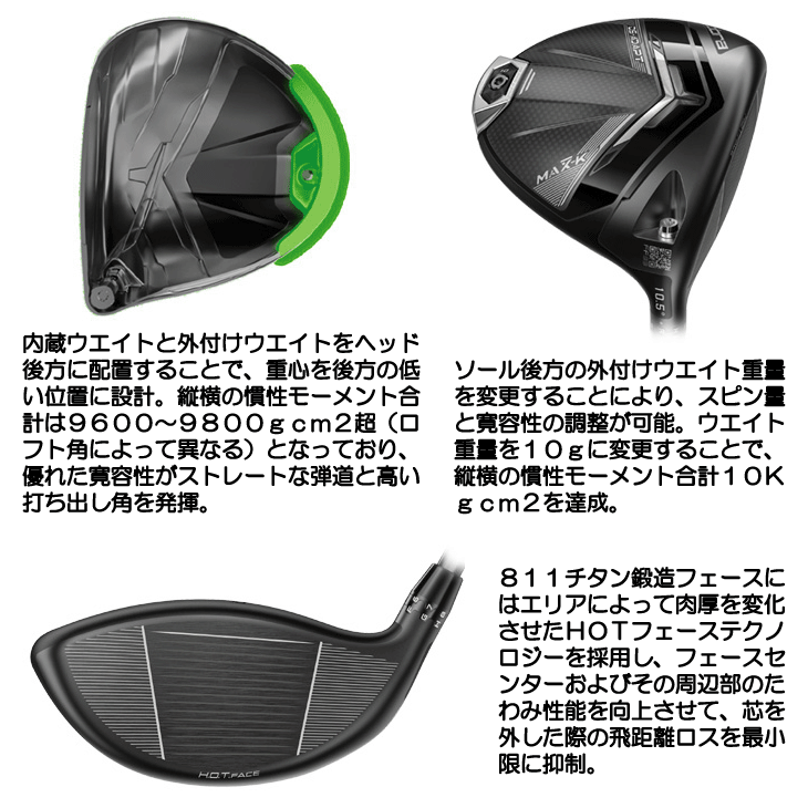 COBRA（コブラ） DSアダプト MAX-K ドライバー LIN-Q for Cobra 右利き