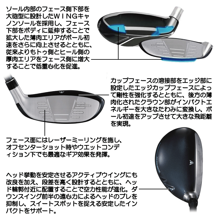 XXIO レフティー ダンロップ ゼクシオ14 XXIO14 ハイブリッド