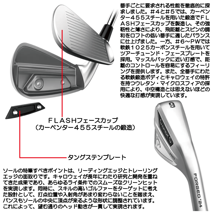 Callaway（キャロウェイ） 2024 APEX PRO ダイナミックゴールドMID 115