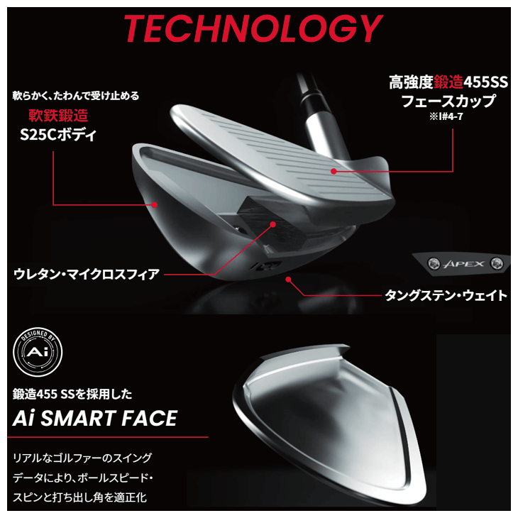 Callaway（キャロウェイ） APEX Ai200 アイアン 2024年モデル 6本