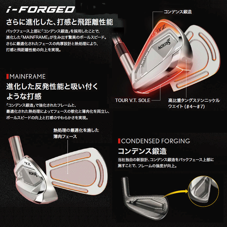 SRIXON ダンロップ スリクソン ZXi5 ディアマナ ZXi70 アイアン 単品