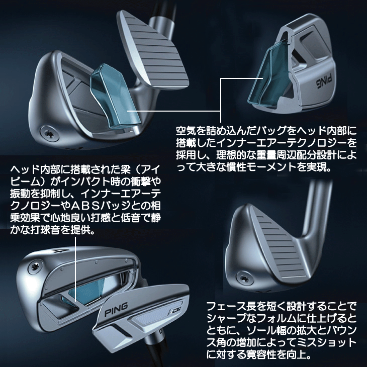 PING（ピン） iDi ユーティリティアイアン N.S.PRO モーダス3 TOUR105