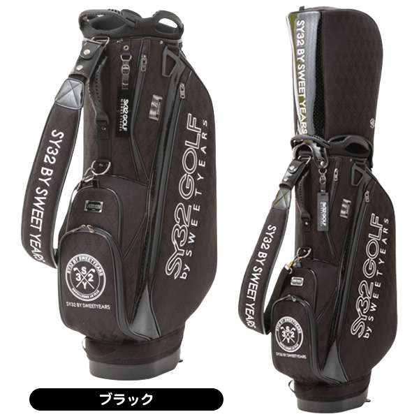 SY32 GOLF キャディバッグ ブラック SY32 GOLF キャディバッグ ブラック - メルカリ