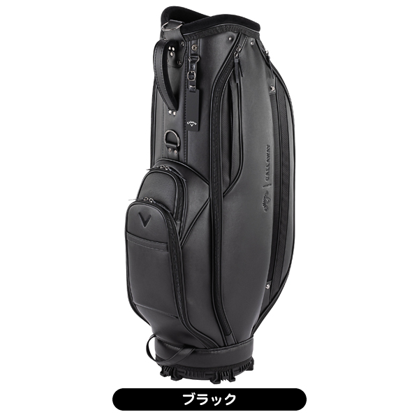 Callaway キャディバッグ 9.5型軽量　ブラック/シルバー キャロウェイ キャディバック 9.5型 シルバー/ブラック