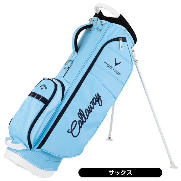 美品Callaway GOLF ゴルフキャリーバッグ　スタンドタイプライトブルー Callaway ゴルフ用バッグ（色：ブルー系）｜ゴルフ｜スポーツ おすすめ