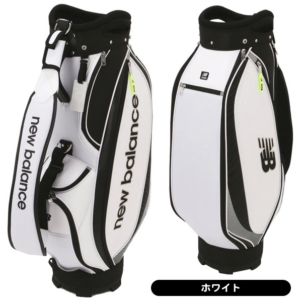ニューバランス 9.0型 キャディバック　ネームプレート付　綺麗め New Balance Golf（ニューバランスゴルフ） ☆付属ネームタグ刻印無料