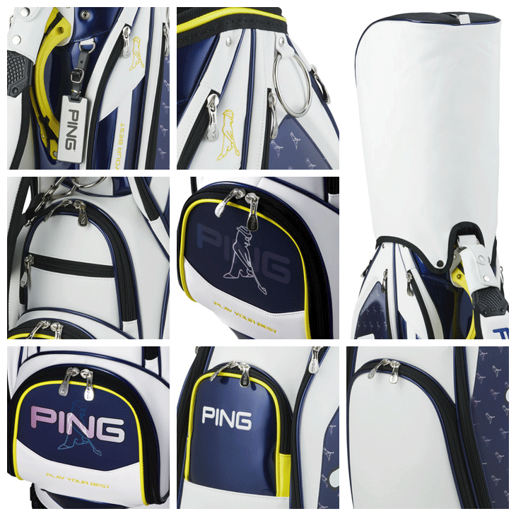 希少　PING ピン レンチキュラーキャディバッグ ゴルフバッグ 希少 PING ピン レンチキュラーキャディバッグ ゴルフバッグ PING