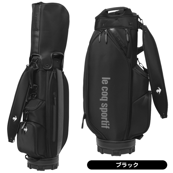 le coq sportif ゴルフキャディバッグ 黒 le coq sportif GOLF ルコックスポルティフ 日本正規品 軽量