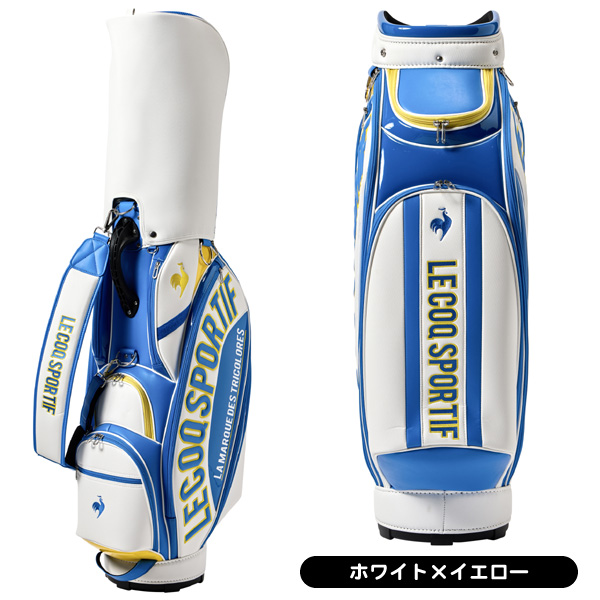 le coq sportif GOLF キャディバッグ（色：ホワイト系）｜ゴルフ用