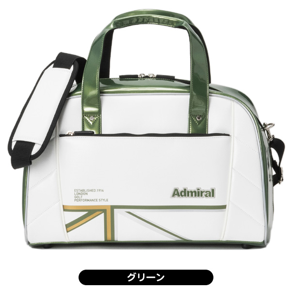 新品★アドミラルゴルフ★ボストンバッグ UJスポーツ ゴルフバッグ★グリーン白 新品☆アドミラルゴルフ☆ボストンバッグ UJスポーツ ゴルフバッグ