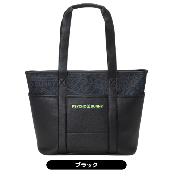 新品 サイコバニー Psycho Bunny カラフル トートバッグ ブラック 新品 サイコバニー Psycho Bunny カラフル トートバッグ ブラック