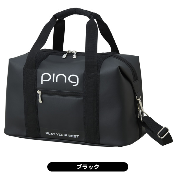 PING ゴルフ ボストンバッグ（色：ホワイト系）｜ゴルフ用バッグ