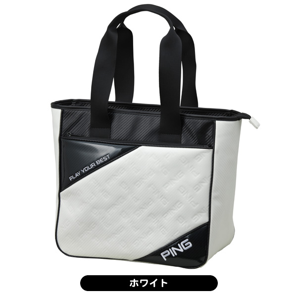 PING ブラックトートバッグ ピン(PING) トートバッグ