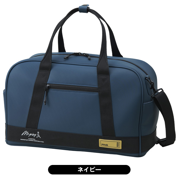 ピンゴルフ　レトロボストンバッグ　新品未使用　希少品 ネイビー PING（ピン） 【在庫処分】ピン ボストンバッグ GB-F2504 メンズ
