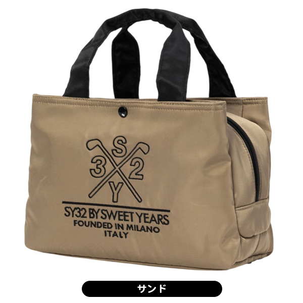 未使用　SY32ゴルフ　男女兼用　カートバッグトートバッグ　キャメル　ブラウン SY32 by SWEET YEARS（エスワイサーティトゥバイスィートイヤーズ