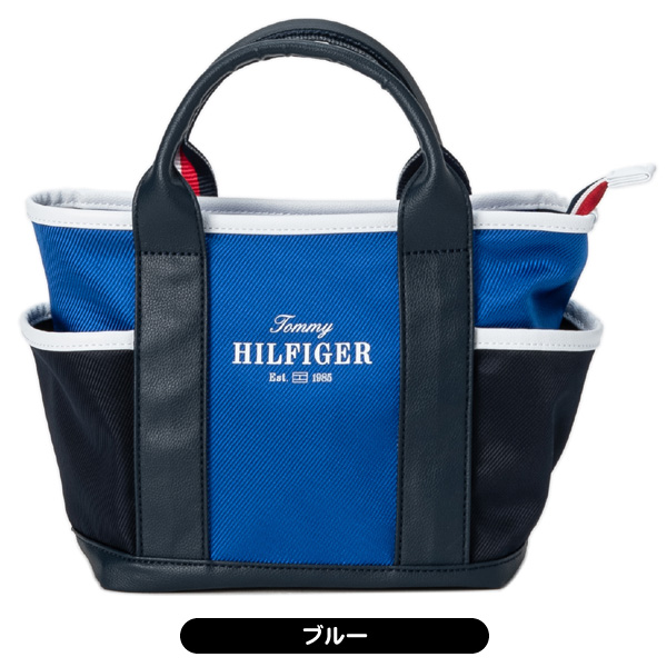 【新品未使用品】トミーヒルフィガーゴルフ　ゴルフトートバッグイエロー トミーヒルフィガーゴルフ カラーブロックトートバック THMG2SB5