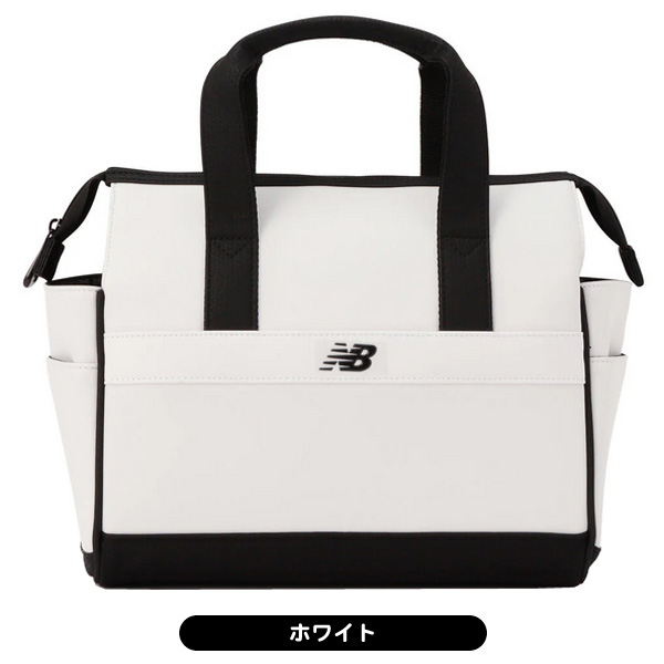 ニューバランス ラウンドトートバッグ 012-6981001 メンズ レディース マット合皮 エンボスロゴ×NB高周波 カートバッグ 2026年モデルの画像