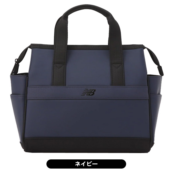 ニューバランス ラウンドトートバッグ 012-6981001 メンズ レディース マット合皮 エンボスロゴ×NB高周波 カートバッグ 2026年モデルの画像
