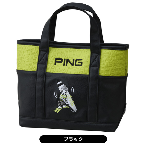 新品2026年限定ピンゴルフミスターピンサーフラウンドトートGB-N2602BK PING（ピン） ラウンドトートバッグ GB-N2602 メンズ レディース Mr