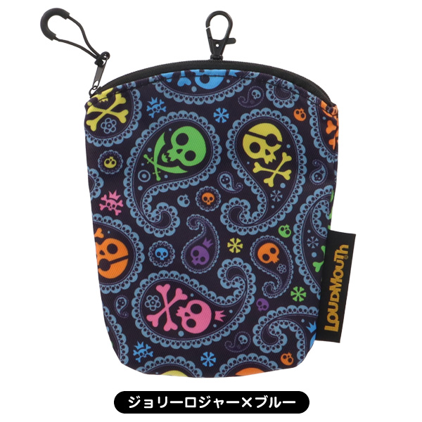 GK栄三越■ 110 【新品】ラウドマウス◆24SS◆ラウンドポーチ◆LM-RP0015◆バーガー◆おすすめ◆人気◆ギフト◆プレゼント LOUDMOUTH ラウドマウス LM-RP0007 カートポーチ : ゴルフ