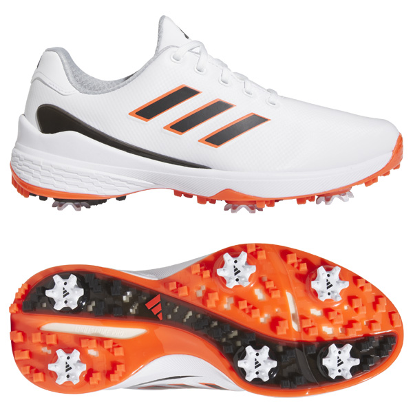 adidas ゴルフシューズ（色：オレンジ系）｜ゴルフ｜スポーツ