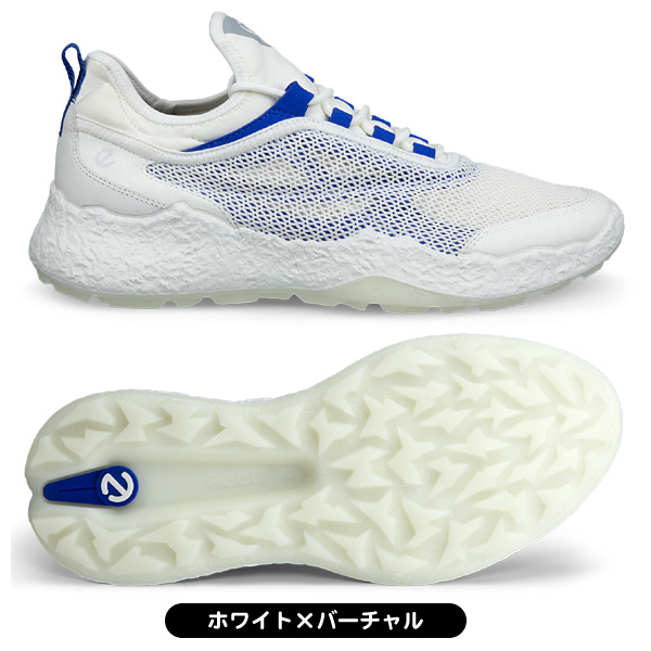 ECCO ゴルフシューズ26.5cm ホワイト ☆新品未使用 ecco エコー スパイクレス ゴルフシューズ【ホワイト/26.5cm】新品！