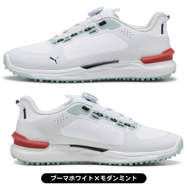 2025年モデルサンプル品★プーマゴルフ★イグナイトブレイズ2★23.5★BK PUMA（プーマ） ゴルフシューズ イグナイト JPX ディスク 312652
