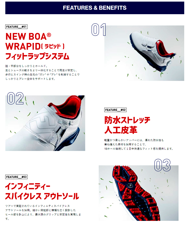 FootJoy（フットジョイ） 2021 スーパーライト XP スパイクレス BOA