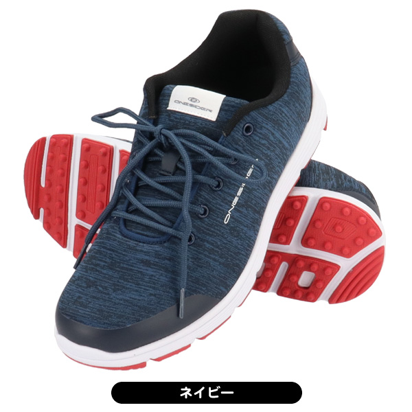 メンズ：ゴルフシューズ☆ONESIDER☆ メンズ ワンサイダー 2025 OSGS-25591SW スパイクレス ゴルフシューズ