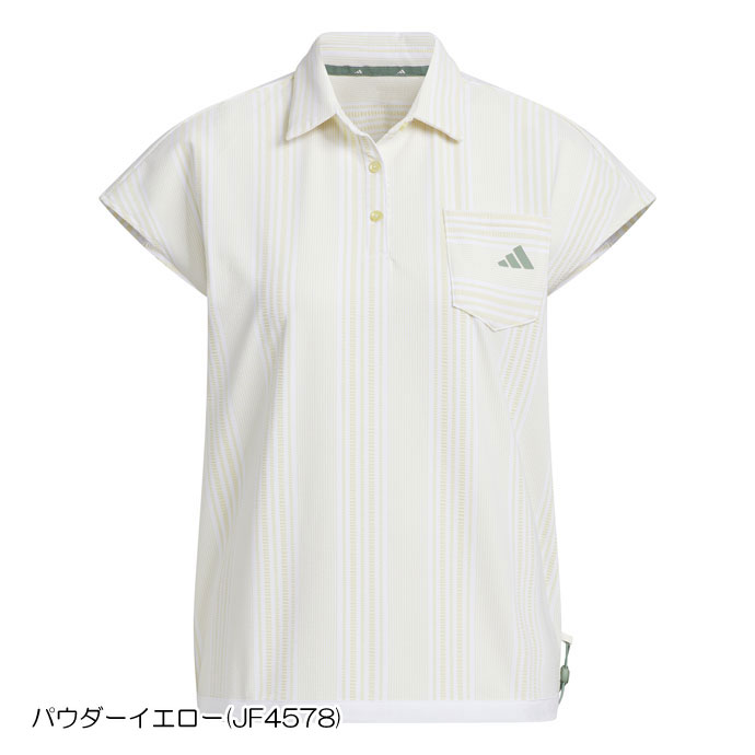 adidas - adidas ゴルフ　Lサイズ　セットアップ　ノースリーブ　スカート　　夏ゴルフ adidas（アディダス）の「スリーストライプス フリース