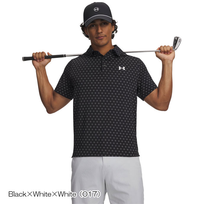 ゴルフ メンズ アンダーアーマー UA Playoff 3.0 Printed Polo 春 夏 26SSの画像