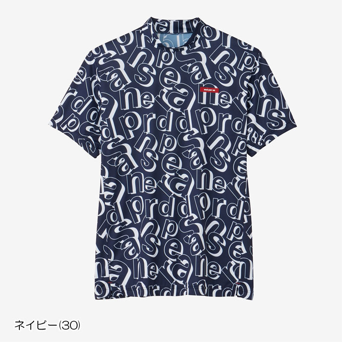ゴルフ アンパスィ ＳＤワッフルＨ/Ｓモックネックシャツ AMS9524X4｜leftygolf｜03
