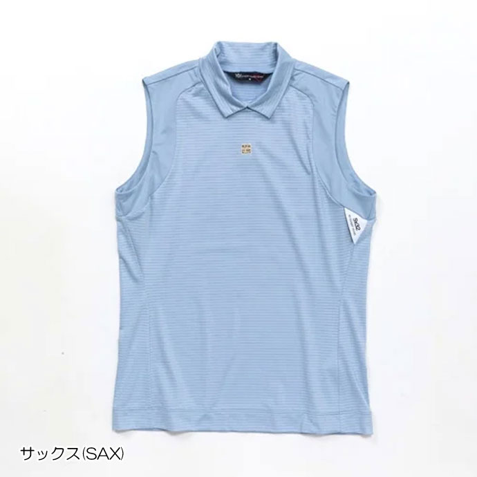 SY32 サックス ノースリーブ ゴルフシャツ SY32 by SWEET YEARS シャツ ノースリーブ メンズ レディース