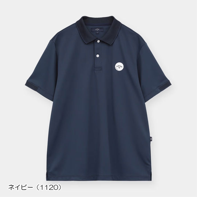 Callaway ネイビー ポロシャツ Mサイズ Callaway（キャロウェイ） （クリアランス）ゴルフウェア メンズ -3℃裏