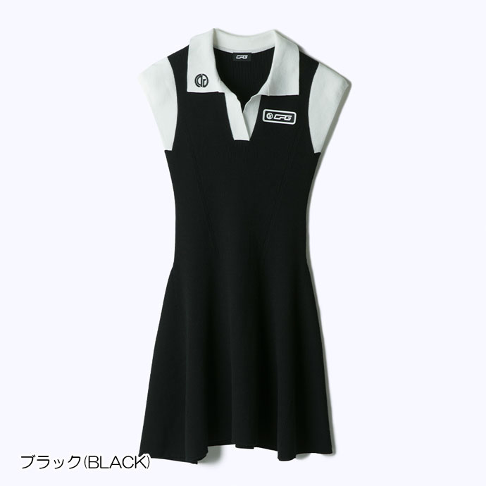CPG レディース ゴルフウェア ジップアップパーカー　新品 CPG GOLF ゴルフ レディース/女性用 CPG スキッパーニットドレス