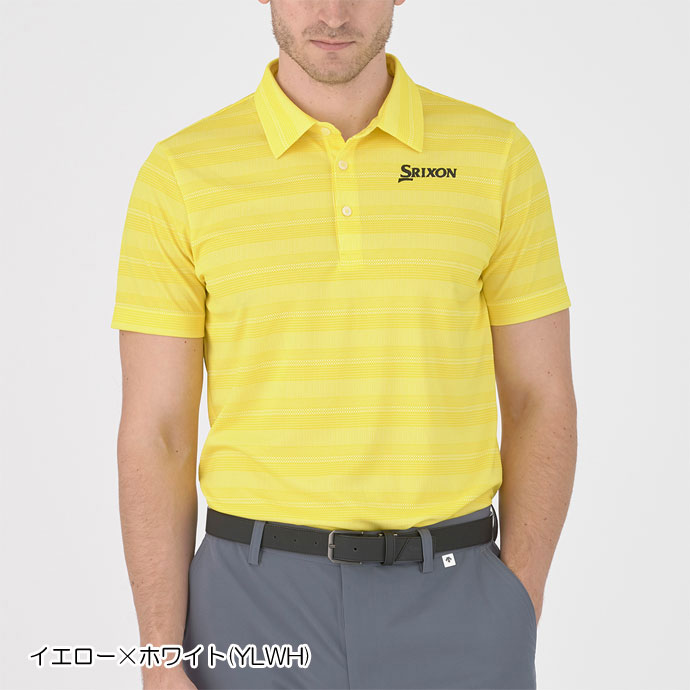ゴルフ スリクソン 松山英樹プロレプリカモデル メッシュボーダープリントシャツ RGMXJA16