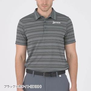 ゴルフ スリクソン 松山英樹プロレプリカモデル メッシュボーダープリントシャツ RGMXJA16