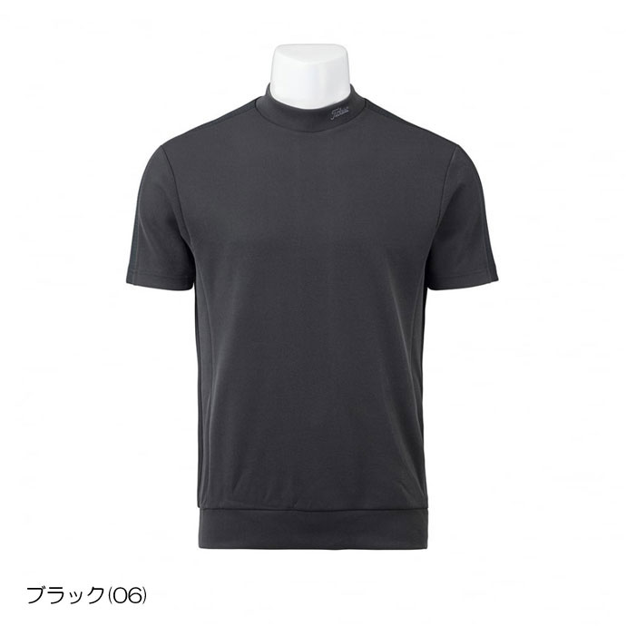 ゴルフ タイトリスト メタリックカノコ モックシャツ TLPMS110J｜leftygolf｜02