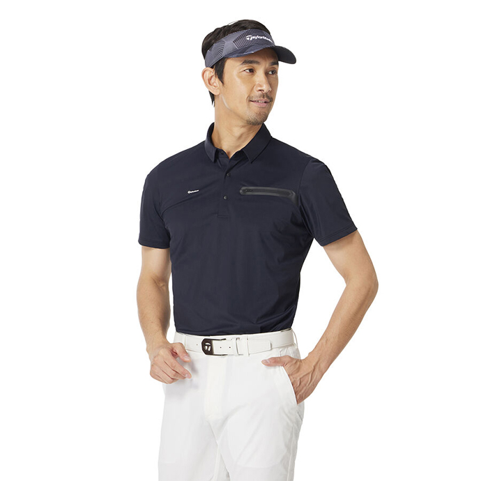 ゴルフウエア メンズ テーラーメイド ラインドS/Sポロ UN632 TaylorMade（テーラーメイド） ゴルフ メンズ ラインドS/Sポロ UN632