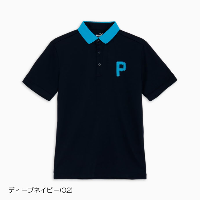 PUMA（プーマ） ゴルフ ストレッチカノコPロゴS/Sクレリックポロ