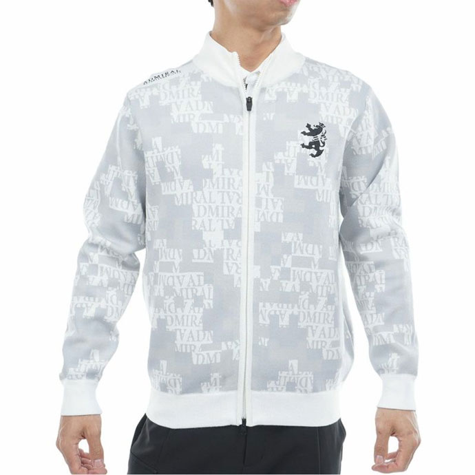 アドミラル　Admiral　モザイクカモフラージュ フルジップセーター Admiral Golf（アドミラルゴルフ） ゴルフ メンズ アドミラル モザイク