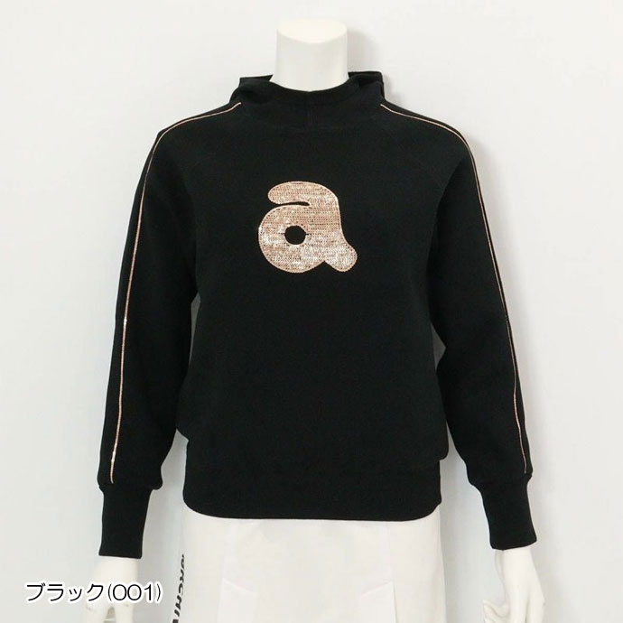 ゴルフ レディース アルチビオ スパンコール刺繍保温ニット A518102 秋 冬 ゴルフウェアの画像