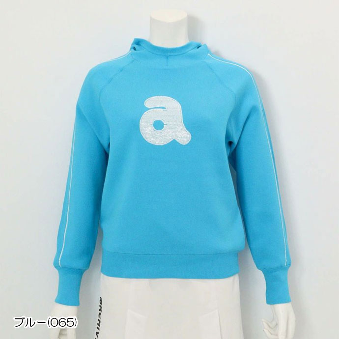 ゴルフ レディース アルチビオ スパンコール刺繍保温ニット A518102 秋 冬 ゴルフウェアの画像
