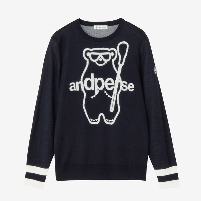 and per se（アンパスィ） ゴルフ レディース クレアニットクルー