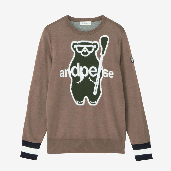 and per se（アンパスィ） ゴルフ レディース クレアニットクルー