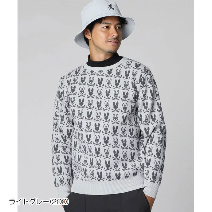 Psycho Bunny（サイコバニー） ゴルフ メンズ セーター クルーニット
