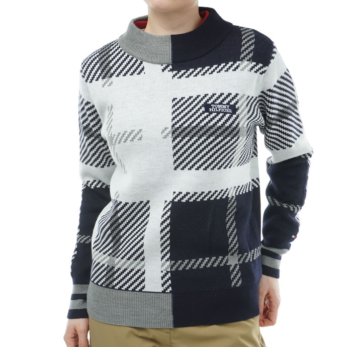 ゴルフ レディース/女性用 トミーヒルフィガー チェックボトルネックセーター THLA357(11798円)