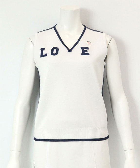 archivio（アルチビオ） ゴルフ レディース LOVEバックメッシュベスト