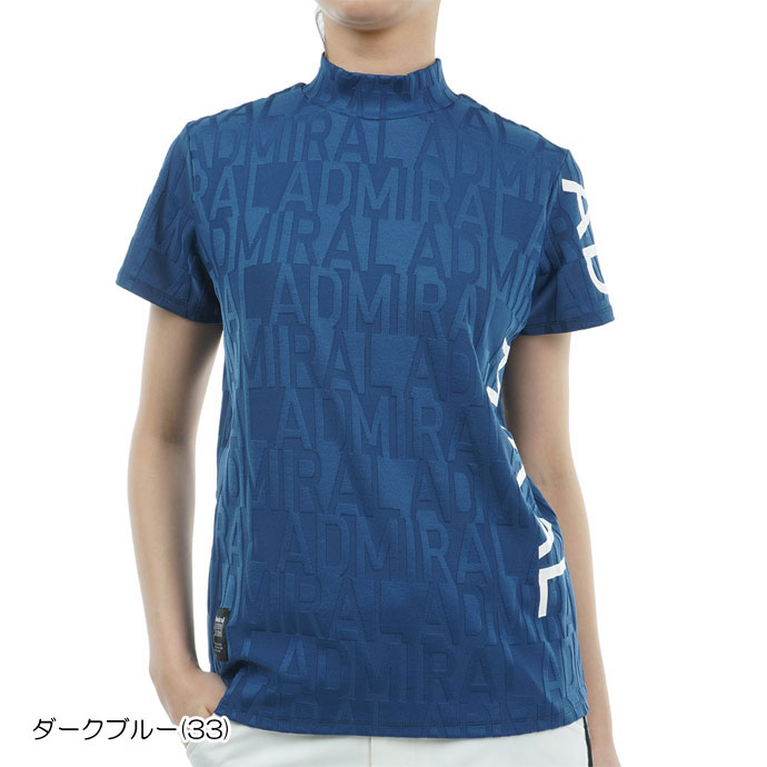 ゴルフ レディース/女性用 アドミラル リンクスジャカードモックシャツ ADLA413