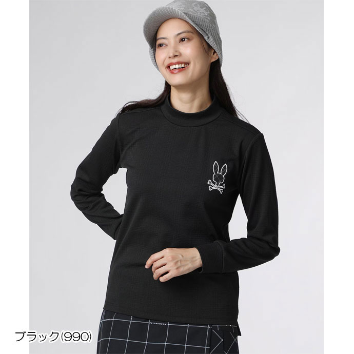 Psycho Bunny（サイコバニー） ゴルフ レディース 長袖シャツ モック